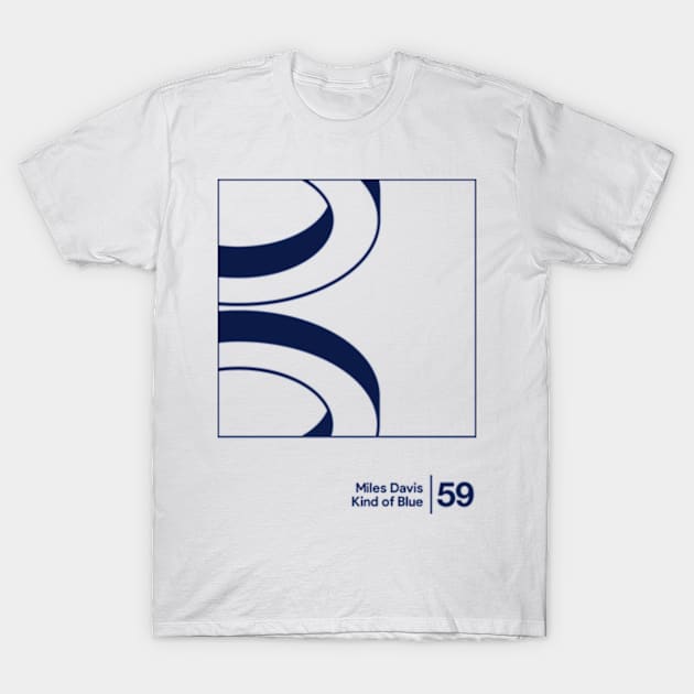 Kind of Blue Minimalist Graphic Artwork Design